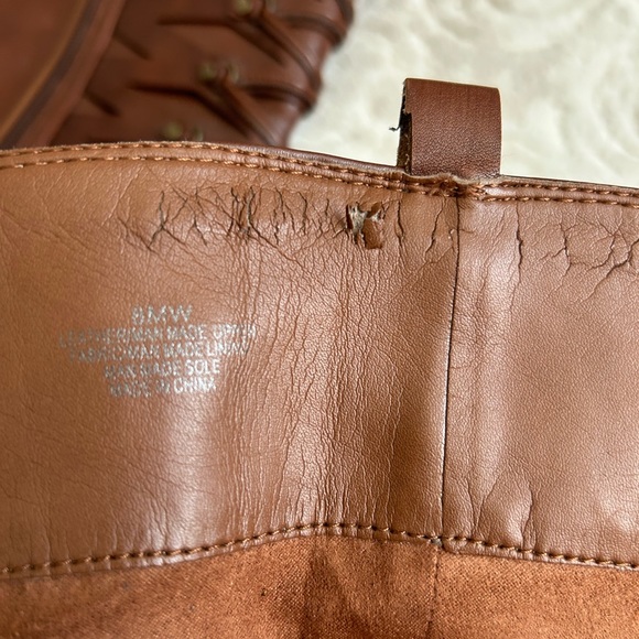 Gianni Bini Boot Knee High and Side Zipper color Brown shoes Size 8MW - Picture 13 of 16